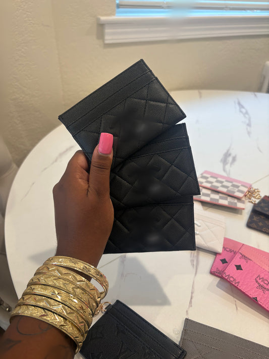 BLACK CC CARD HOLDER
