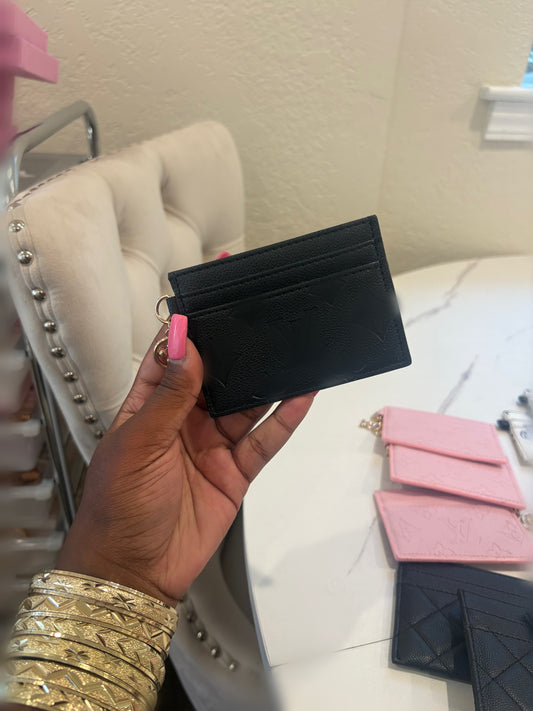 BLACK LUXE CARD HOLDER