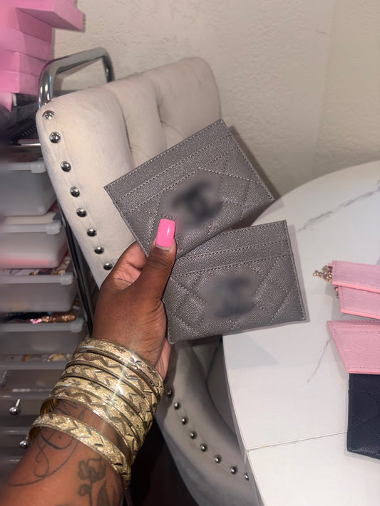 GREY CC CARD HOLDER