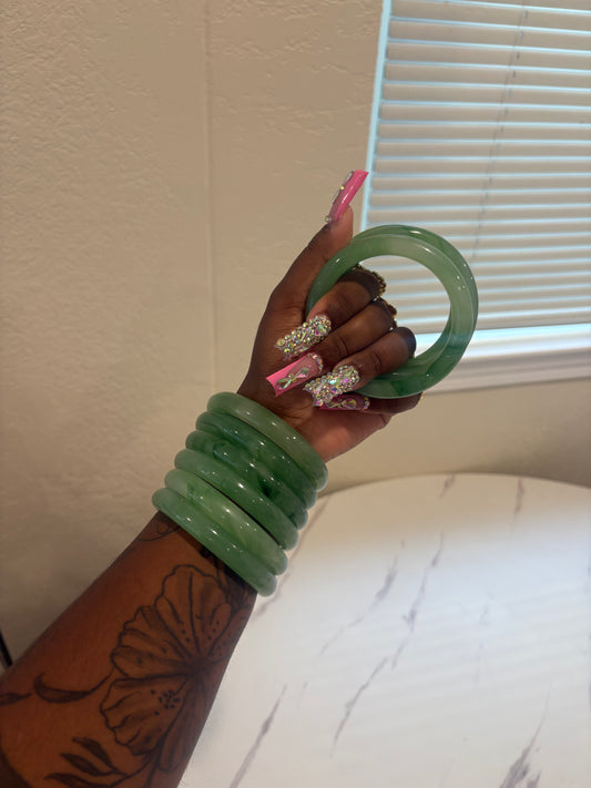 GREEN JADE BANGLE