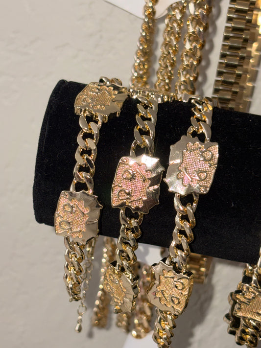 BETTY BOOP CUBAN BRACELET