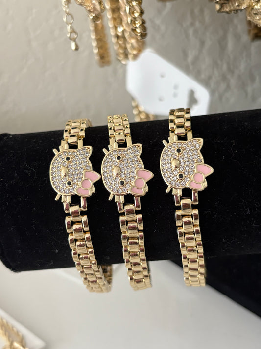 HK PINK BLING BRACELET
