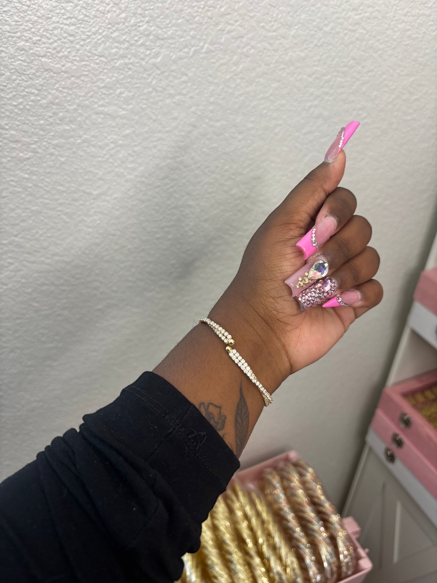 BLING SPIRAL CUFF BRACELET