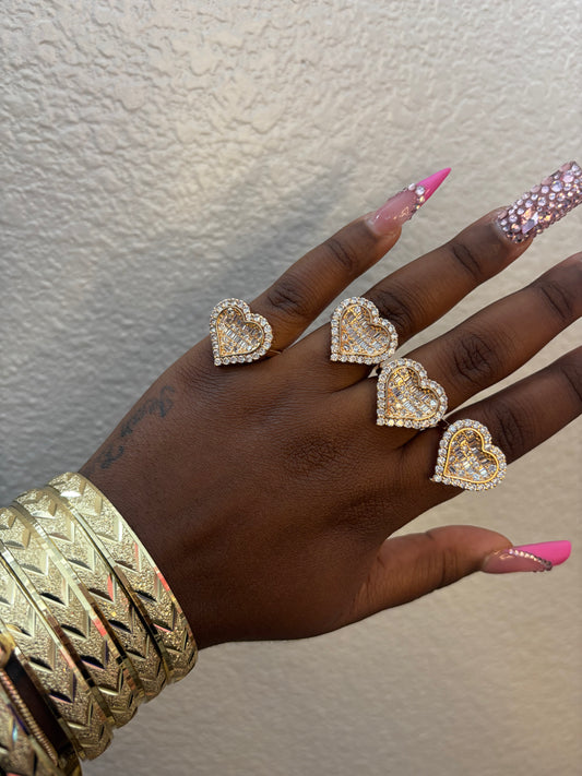 HEART BLING RING