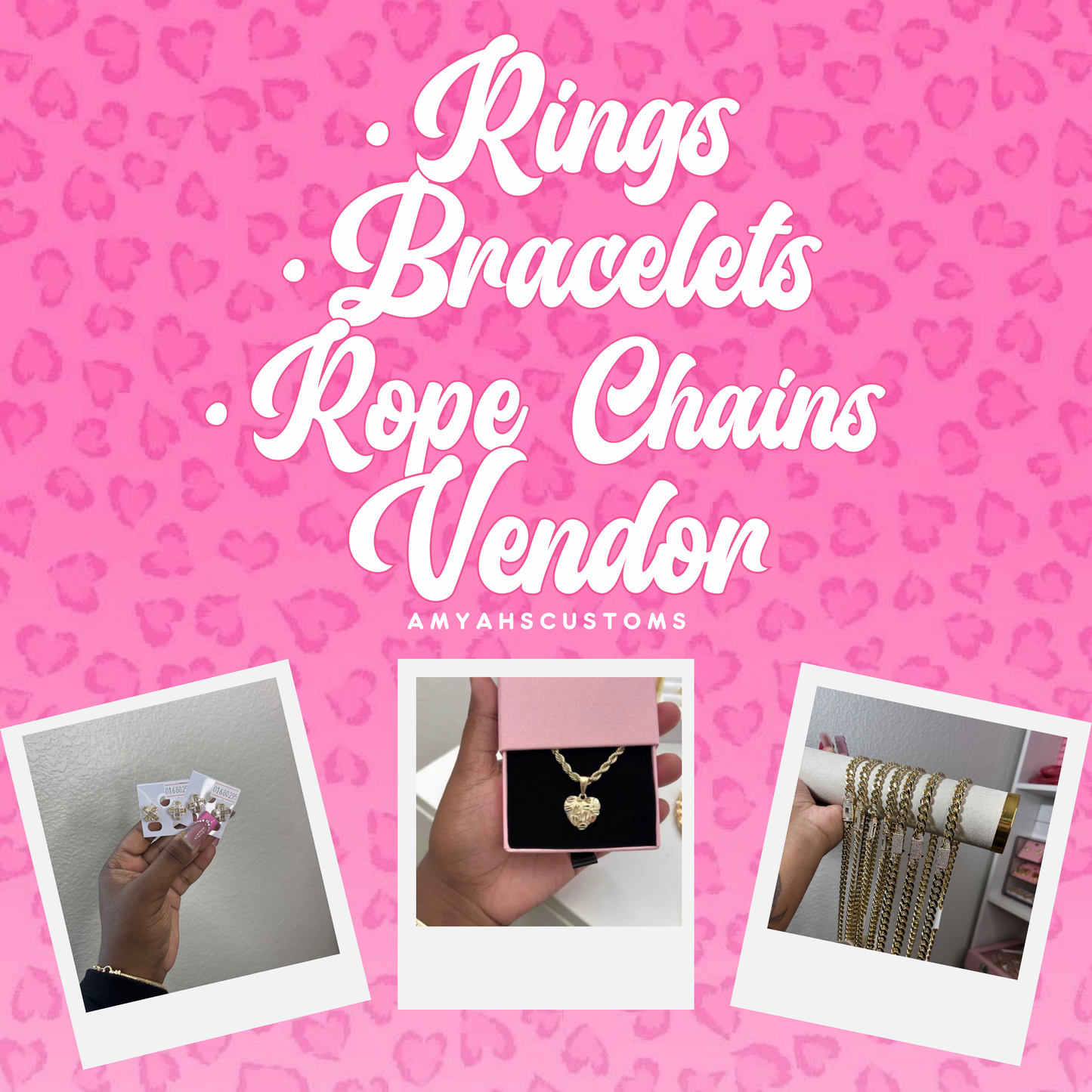BRACELETS/CHAIN/RINGS VENDOR