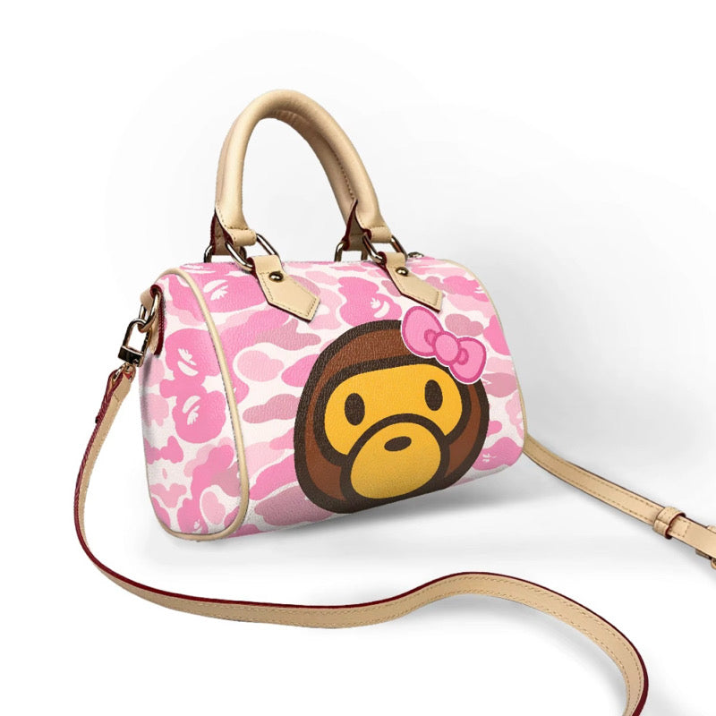 PINK MONKEY PURSE (pre-order)
