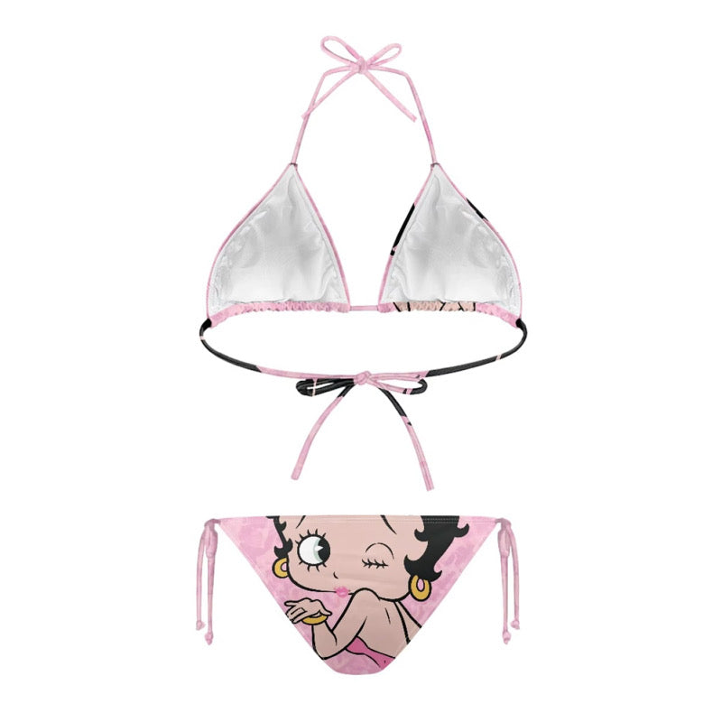 BETTY BOOP PINK CHEETAH SWIMSUIT (pre-order)