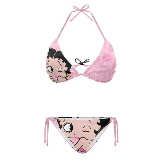 BETTY BOOP PINK CHEETAH SWIMSUIT (pre-order)