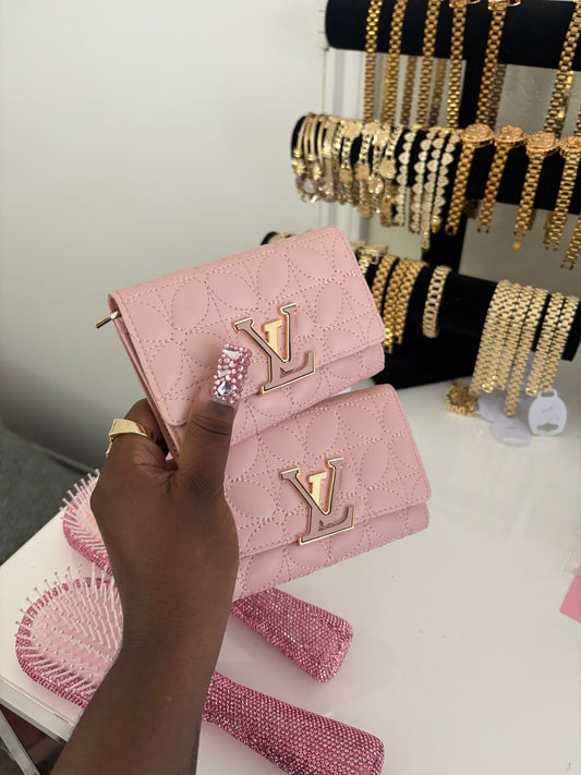 PINK LV WALLET