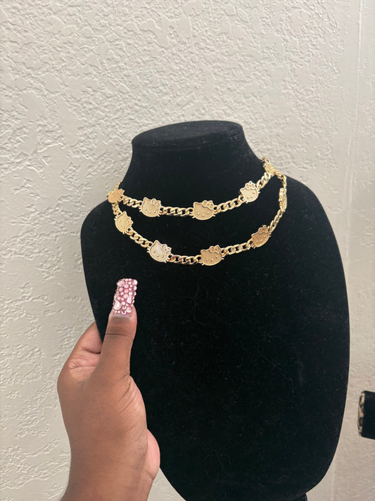 MULTI HK FACE NECKLACE
