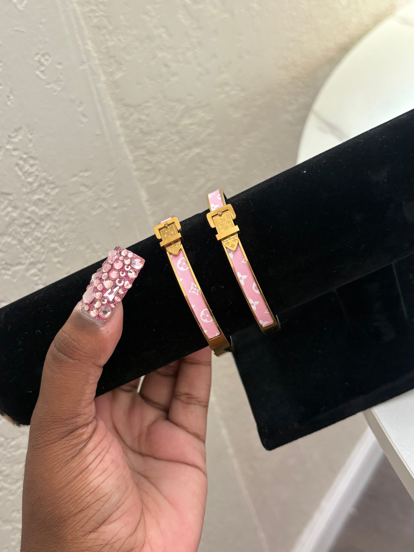 PINK LV BRACELET