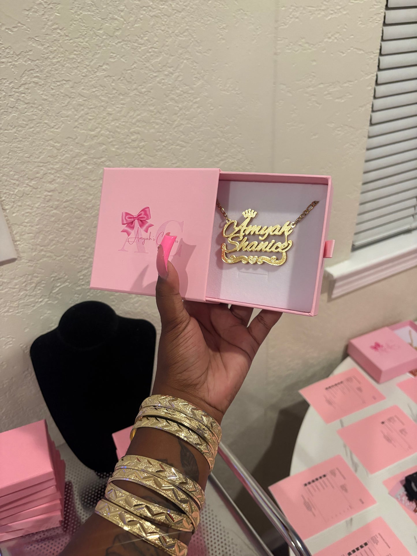CUSTOM DOUBLE NAME NECKLACE (pre-order)