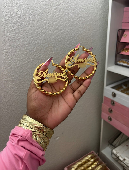 CUSTOM ICON HOOPS (pre-order)