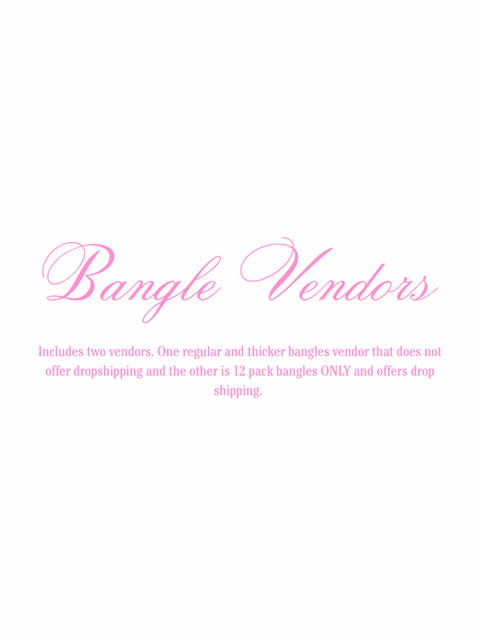 BANGLE VENDORS