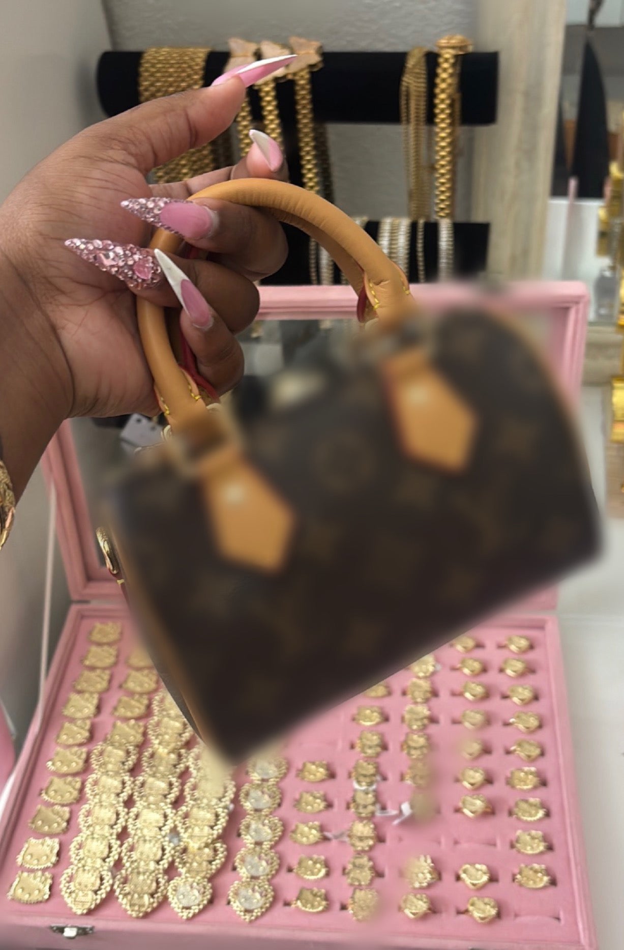BROWN LUXE MINI PURSE (pre-order)