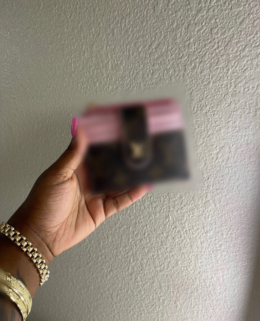 BROWN/PINK LUXE WALLET (pre-order)
